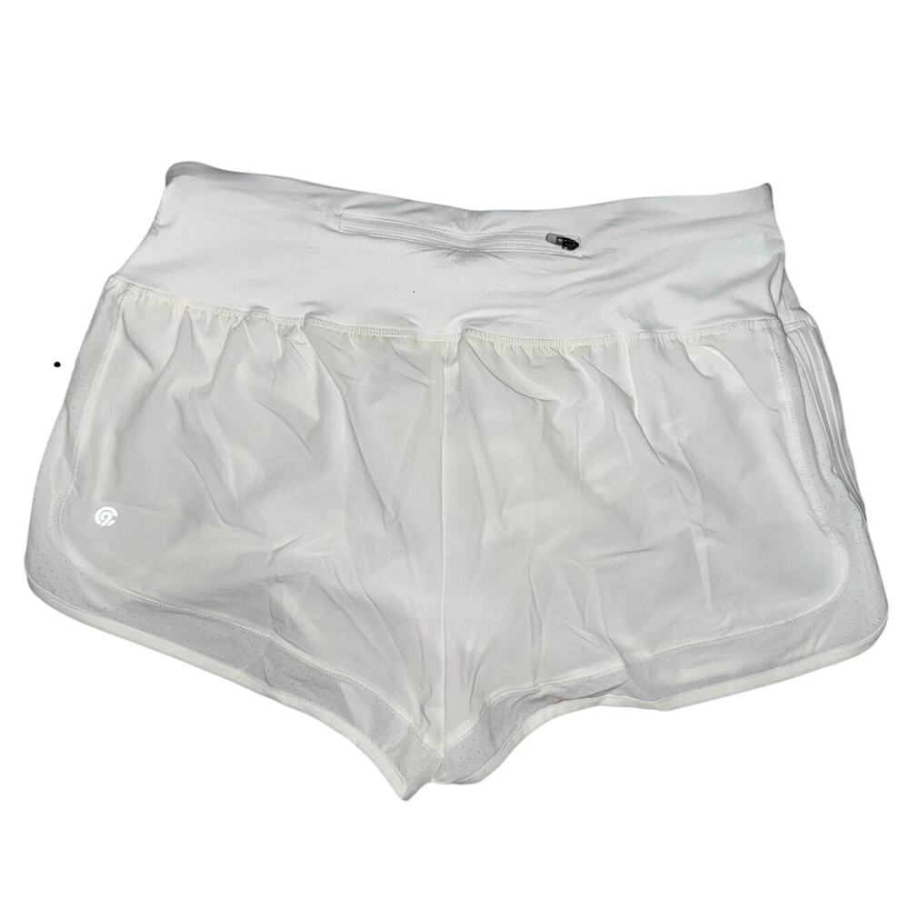 NWT Large C9 Champion Women's 3.5" Knit Premium Running athletic Shorts white - Picture 6 of 7